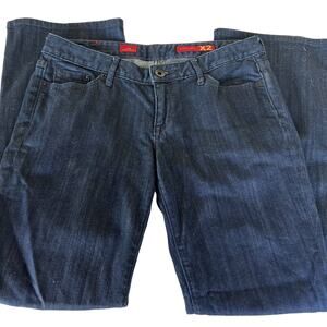 Womens 10 Blue Jean dress denim Bootcut Quality Denim X2 29L